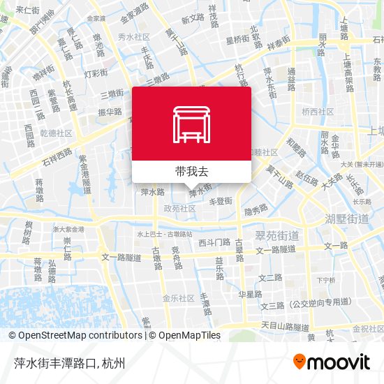 萍水街丰潭路口地图