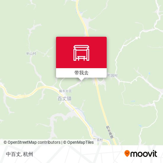 中百丈地图