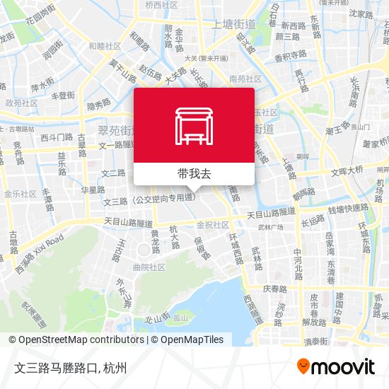 文三路马塍路口地图