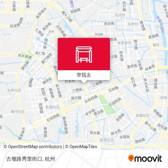 古墩路秀里街口地图
