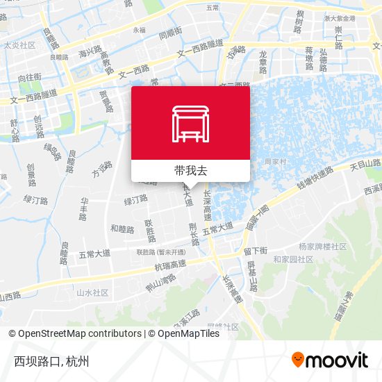 西坝路口地图
