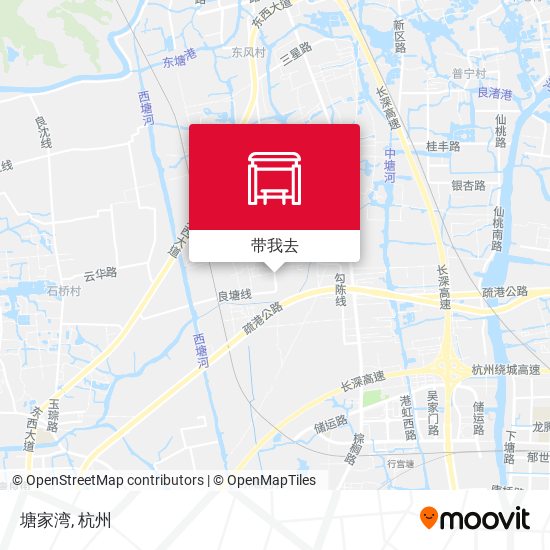 塘家湾地图