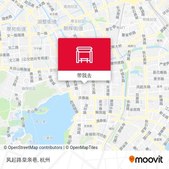 凤起路皇亲巷地图