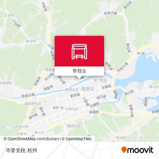 市委党校地图