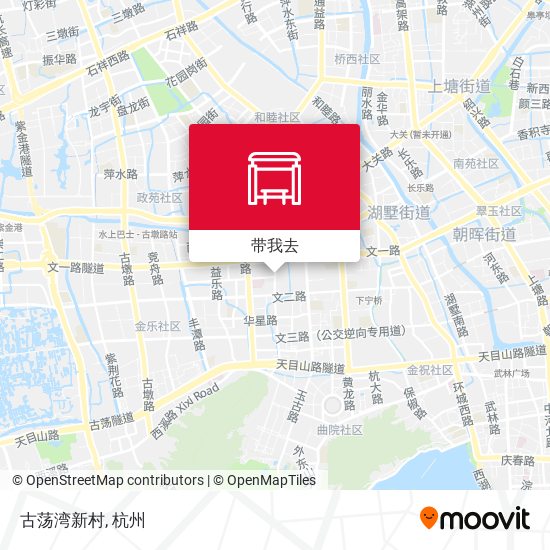 古荡湾新村地图