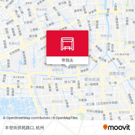 丰登街拱苑路口地图
