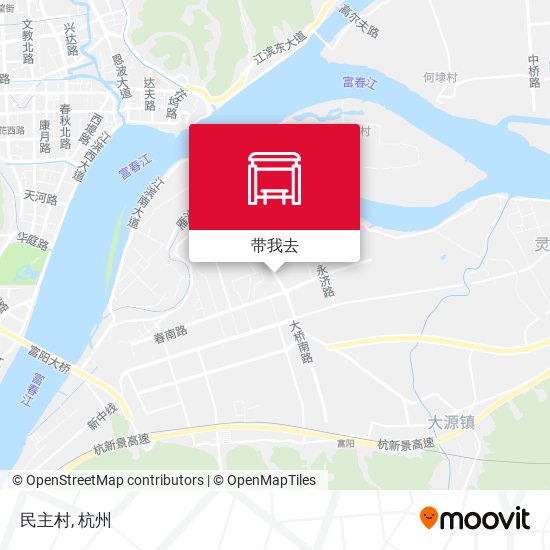 民主村地图