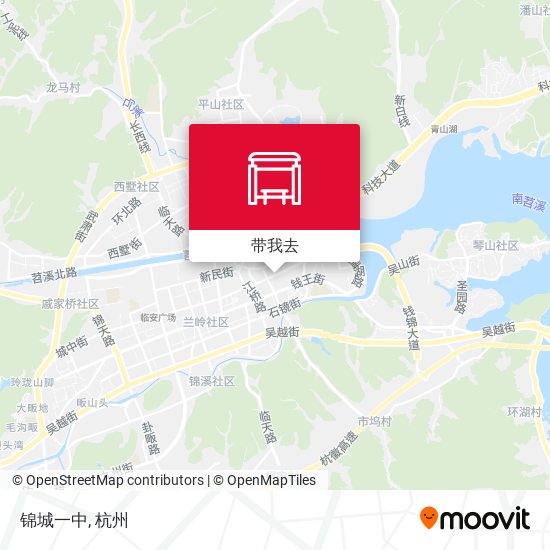 锦城一中地图