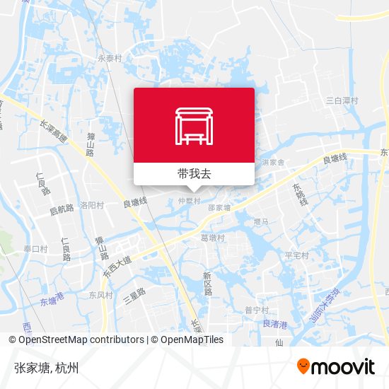 张家塘地图