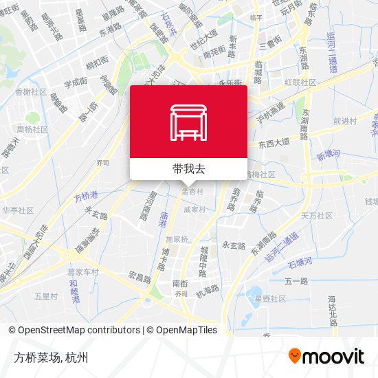 方桥菜场地图