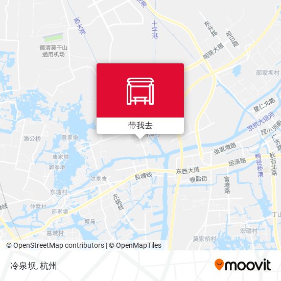 冷泉坝地图