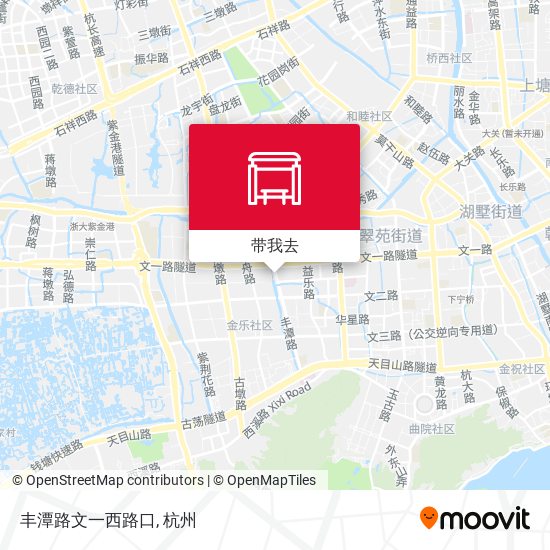 丰潭路文一西路口地图