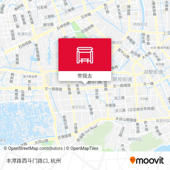 丰潭路西斗门路口地图