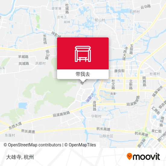 大雄寺地图