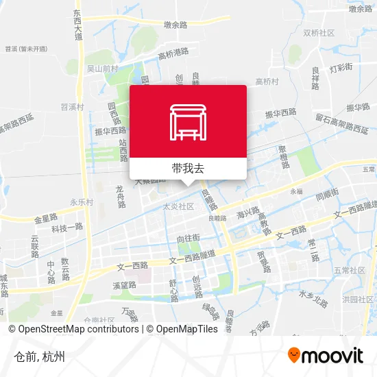 仓前地图