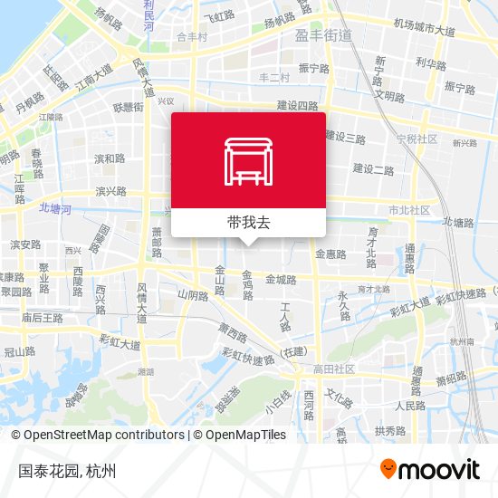 国泰花园地图