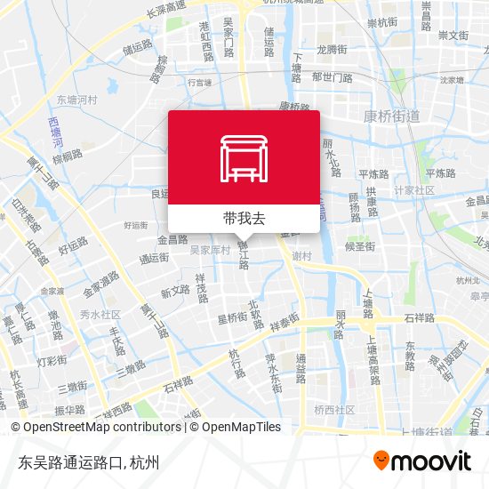 东吴路通运路口地图