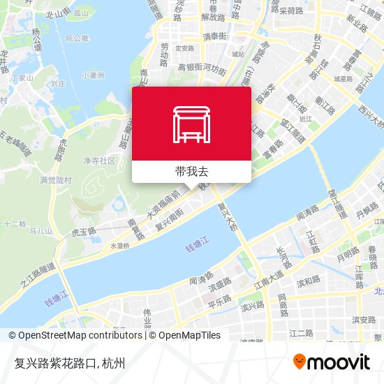 复兴路紫花路口地图