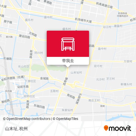 山末址地图
