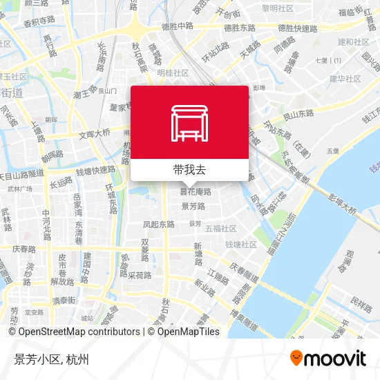 景芳小区地图