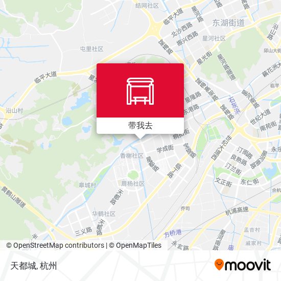 天都城地图