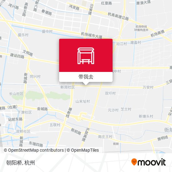 朝阳桥地图