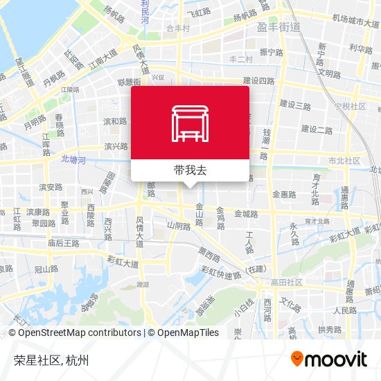 荣星社区地图