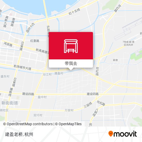 建盈老桥地图