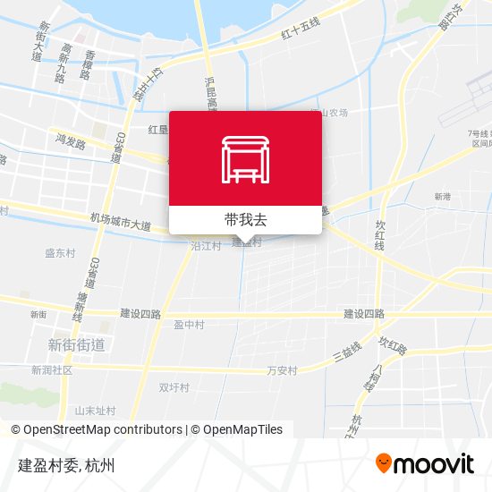 建盈村委地图