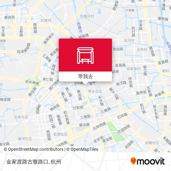 金家渡路古墩路口地图