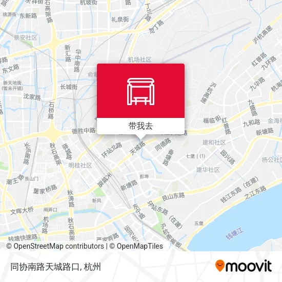 同协南路天城路口地图