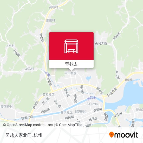 吴越人家北门地图