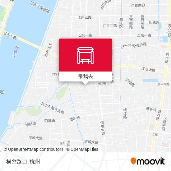 横岔路口地图
