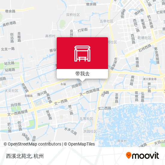 西溪北苑北地图