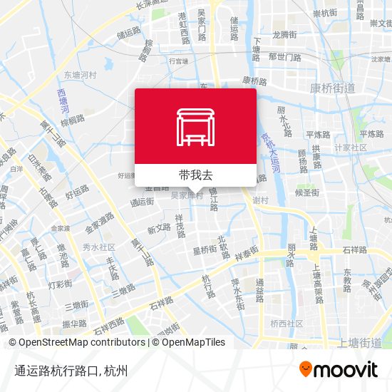 通运路杭行路口地图