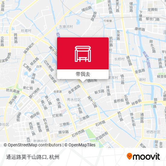 通运路莫干山路口地图
