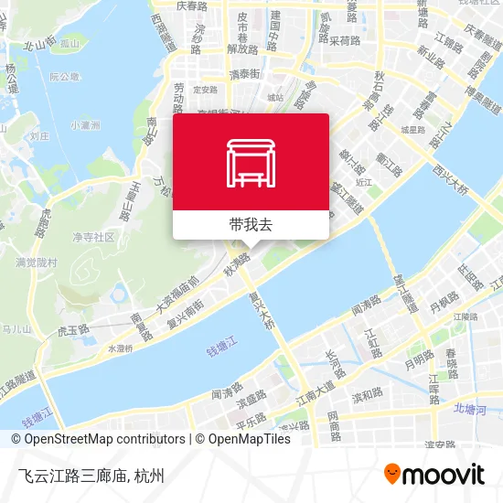 飞云江路三廊庙地图