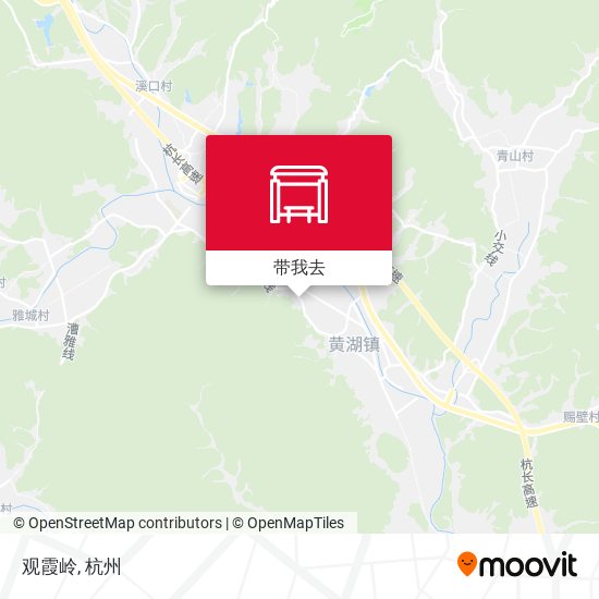 观霞岭地图