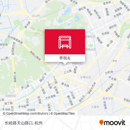长睦路天山路口地图