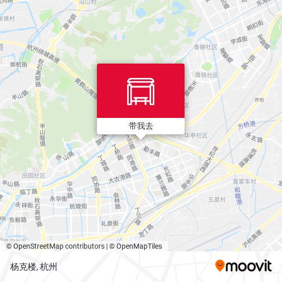 杨克楼地图
