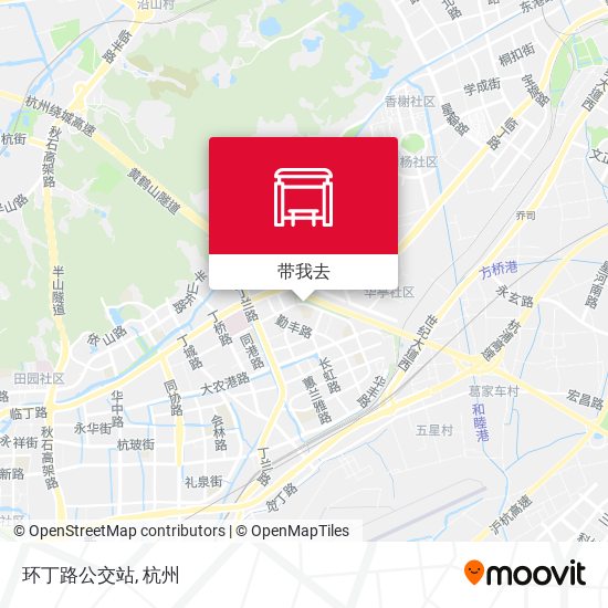 环丁路公交站地图