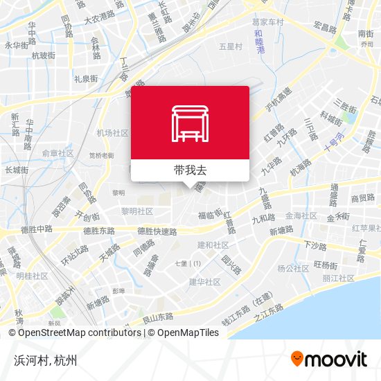 浜河村地图
