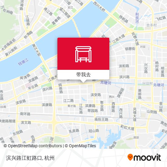 滨兴路江虹路口地图