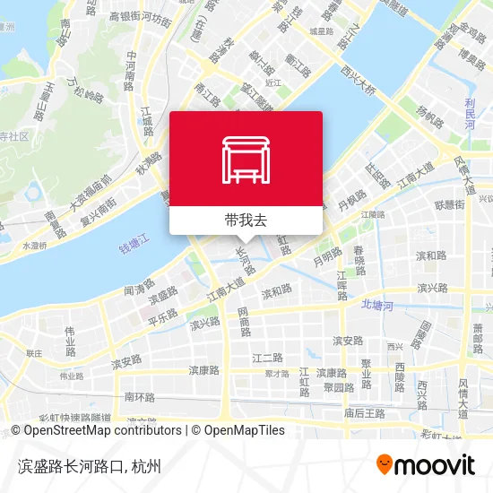 滨盛路长河路口地图