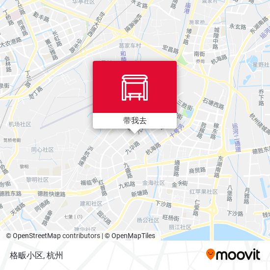 格畈小区地图
