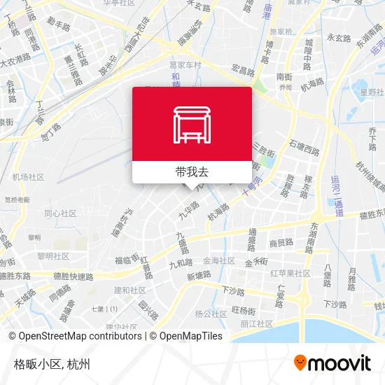 格畈小区地图