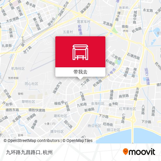 九环路九昌路口地图