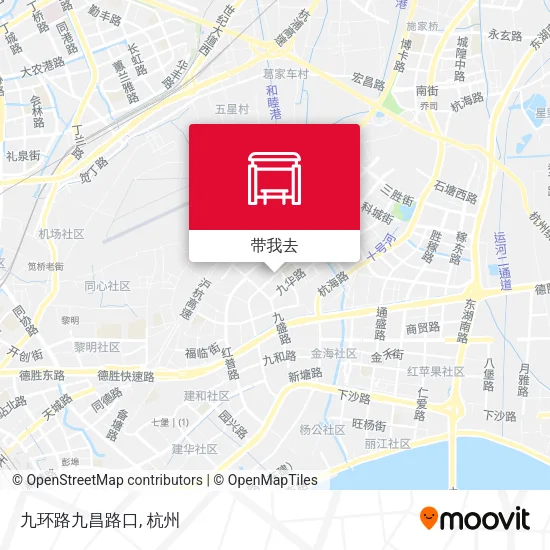 九环路九昌路口地图