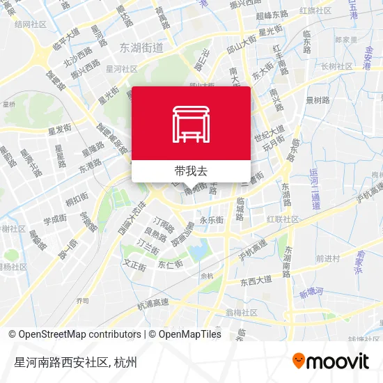 星河南路西安社区地图