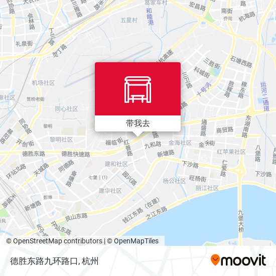 德胜东路九环路口地图